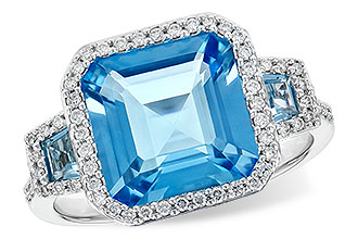 A208-25960: LDS RG 4.40 TW BLUE TOPAZ 4.60 TGW