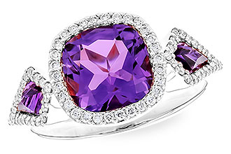 A291-85042: LDS RG 1.98 TW AMETHYST 2.24 TGW