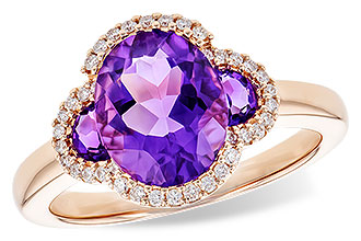B291-83206: LDS RG 2.44 TW AMETHYST 2.60 TGW
