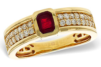 B292-79624: LDS RG .52 RUBY .85 TGW (5x4MM RU)
