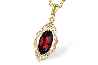 C290-98651: NECK 1.25 GARNET 1.36 TGW