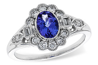 C292-74151: LDS RG .80 TANZANITE 1.20 TGW (7x5MM OV)