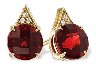 D292-79569: EARR 2.08 TW GARNET 2.10 TGW (6MM RD)