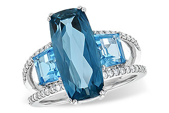 F208-24133: LDS RG 6.40 TW BLUE TOPAZ 6.67 TGW