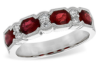 L208-20523: LDS WED RG 1.66 RUBY 1.84 TGW (5x4MM RUBY)